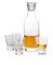 American Atelier Whiskey Decanter and Shot Glasses | 5 Piece Set